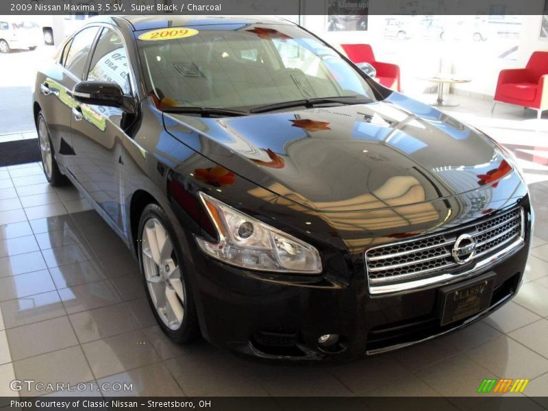Super Black / Charcoal 2009 Nissan Maxima 3.5 SV