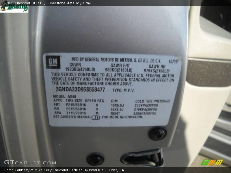 Silverstone Metallic / Gray 2006 Chevrolet HHR LT
