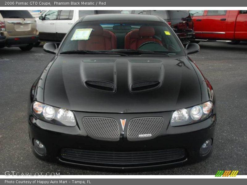 Phantom Black Metallic / Red 2006 Pontiac GTO Coupe