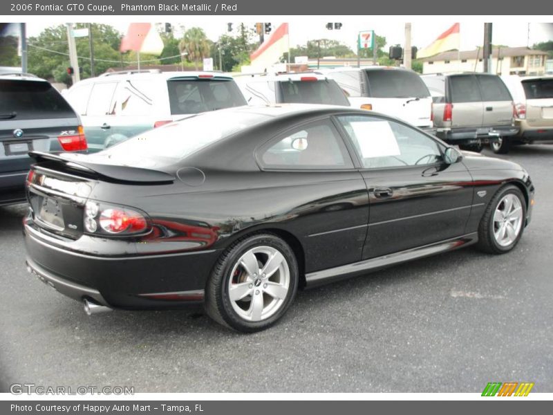 Phantom Black Metallic / Red 2006 Pontiac GTO Coupe