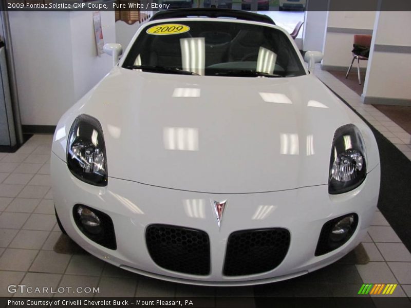 Pure White / Ebony 2009 Pontiac Solstice GXP Coupe