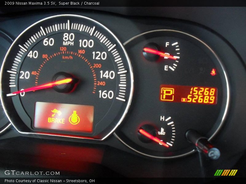 Super Black / Charcoal 2009 Nissan Maxima 3.5 SV