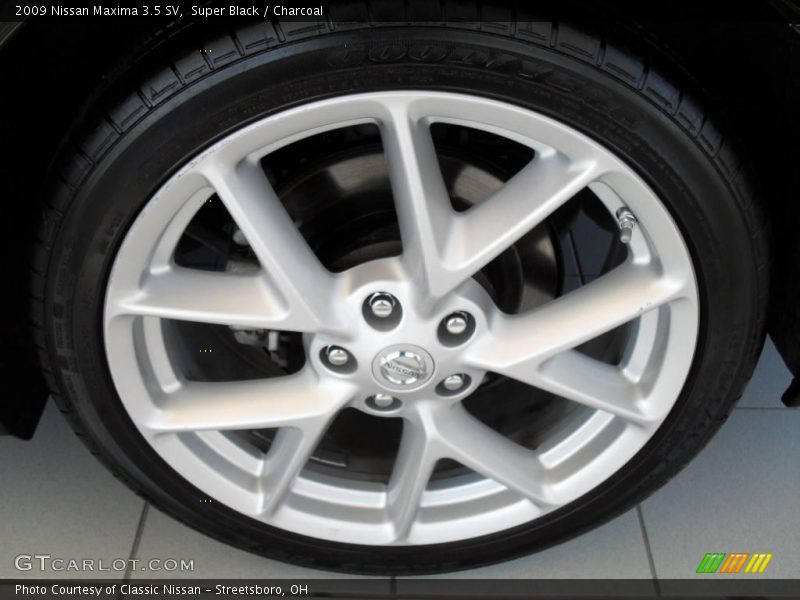 Super Black / Charcoal 2009 Nissan Maxima 3.5 SV