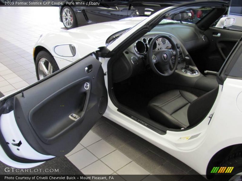 Pure White / Ebony 2009 Pontiac Solstice GXP Coupe