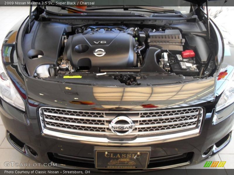 Super Black / Charcoal 2009 Nissan Maxima 3.5 SV