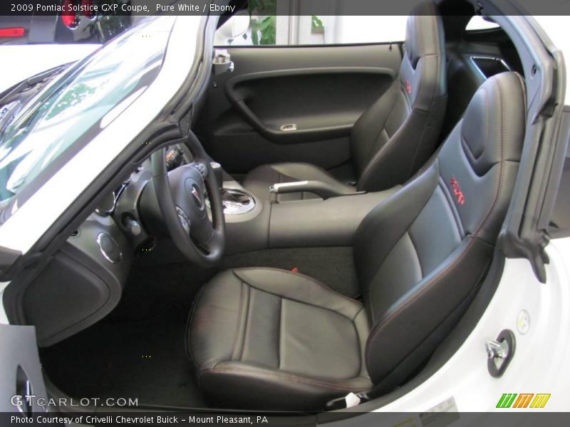 Pure White / Ebony 2009 Pontiac Solstice GXP Coupe