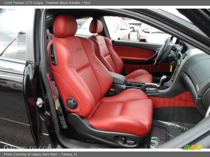 Phantom Black Metallic / Red 2006 Pontiac GTO Coupe