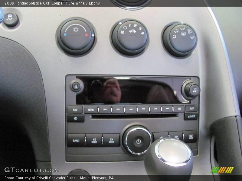 Pure White / Ebony 2009 Pontiac Solstice GXP Coupe