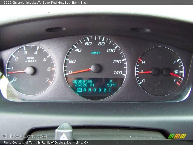 Sport Red Metallic / Ebony Black 2006 Chevrolet Impala LT