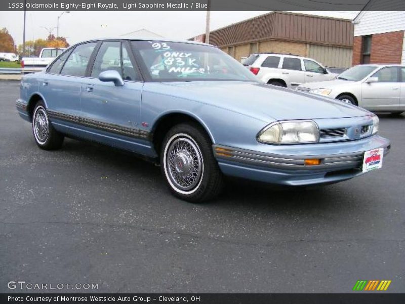 Light Sapphire Metallic / Blue 1993 Oldsmobile Eighty-Eight Royale