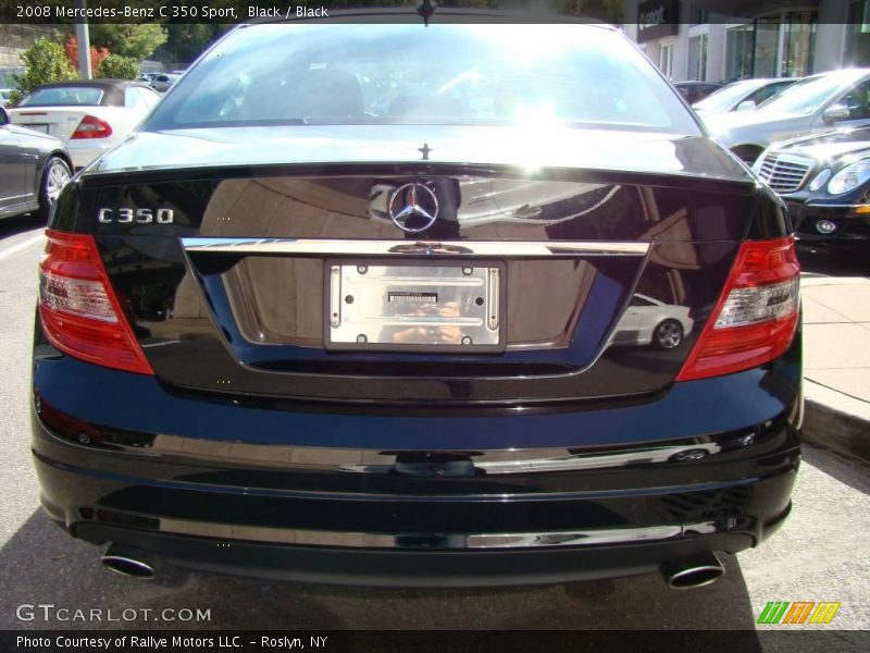 Black / Black 2008 Mercedes-Benz C 350 Sport