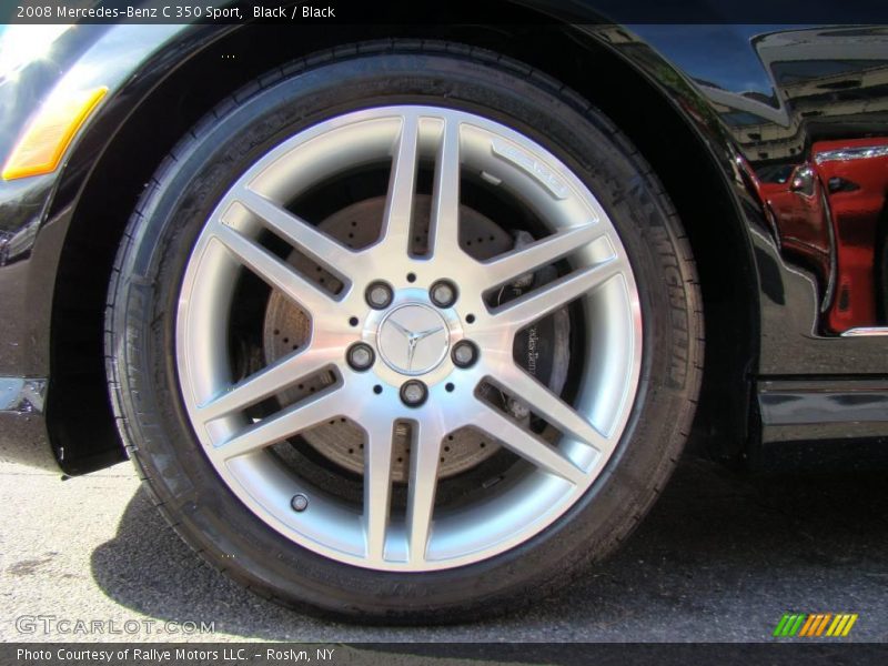 Black / Black 2008 Mercedes-Benz C 350 Sport