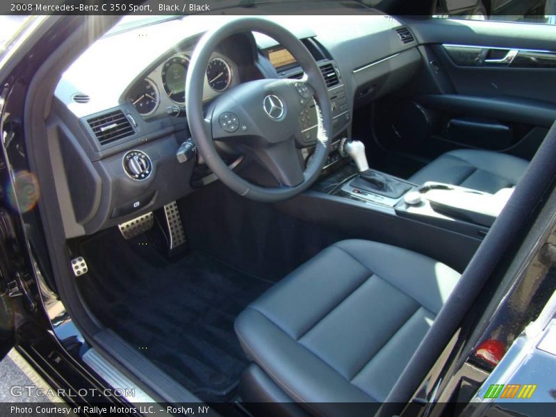 Black / Black 2008 Mercedes-Benz C 350 Sport