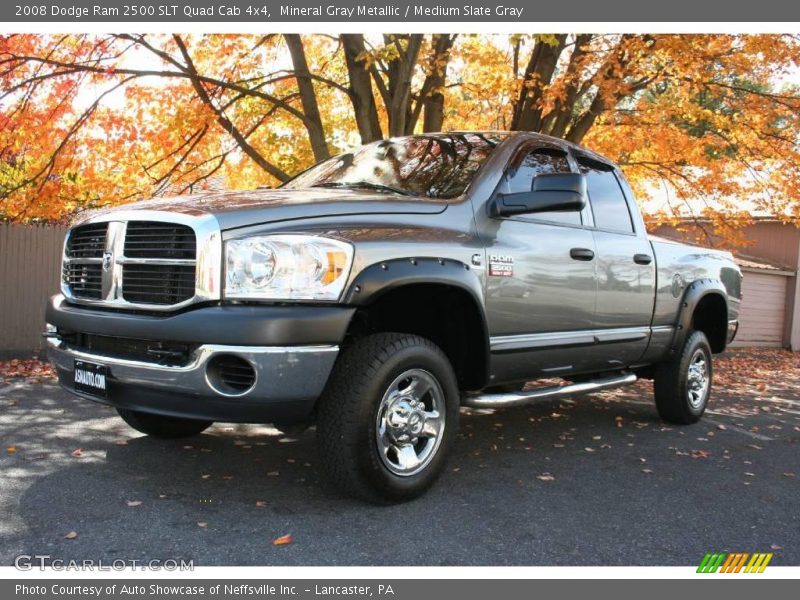 Mineral Gray Metallic / Medium Slate Gray 2008 Dodge Ram 2500 SLT Quad Cab 4x4