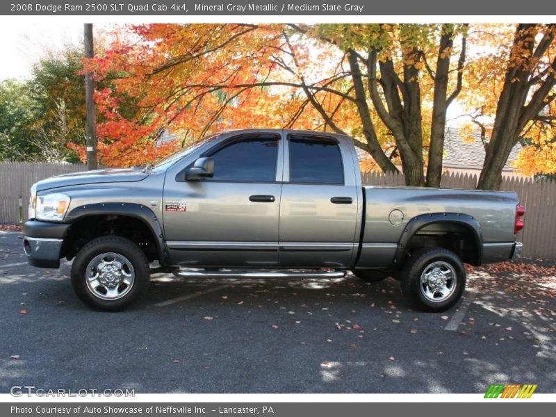 Mineral Gray Metallic / Medium Slate Gray 2008 Dodge Ram 2500 SLT Quad Cab 4x4