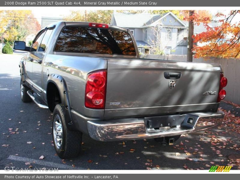 Mineral Gray Metallic / Medium Slate Gray 2008 Dodge Ram 2500 SLT Quad Cab 4x4