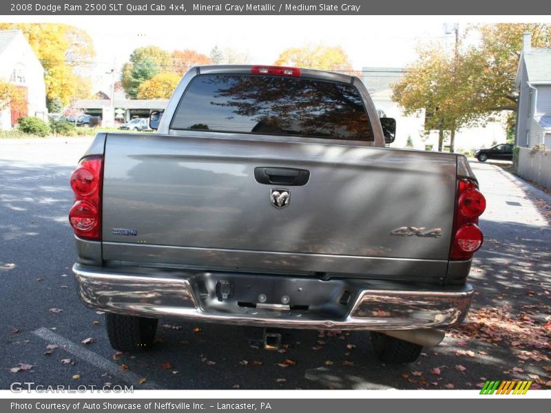 Mineral Gray Metallic / Medium Slate Gray 2008 Dodge Ram 2500 SLT Quad Cab 4x4