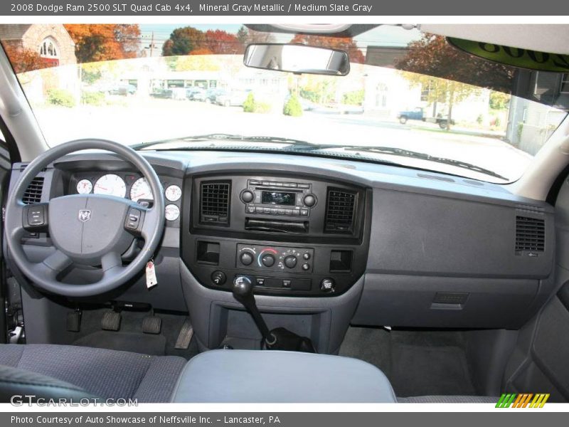 Mineral Gray Metallic / Medium Slate Gray 2008 Dodge Ram 2500 SLT Quad Cab 4x4
