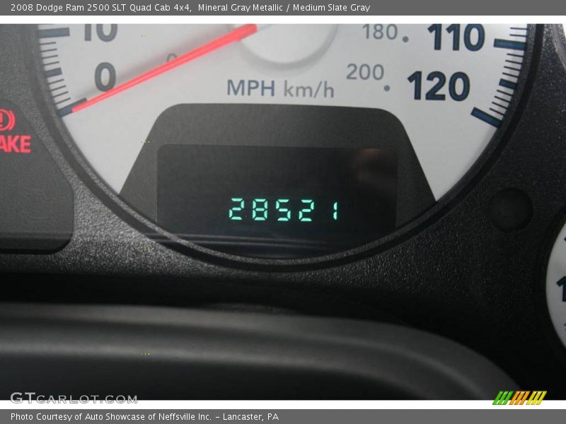 Mineral Gray Metallic / Medium Slate Gray 2008 Dodge Ram 2500 SLT Quad Cab 4x4