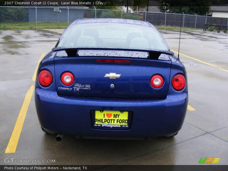 Laser Blue Metallic / Gray 2007 Chevrolet Cobalt LS Coupe