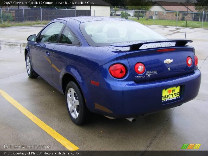 Laser Blue Metallic / Gray 2007 Chevrolet Cobalt LS Coupe