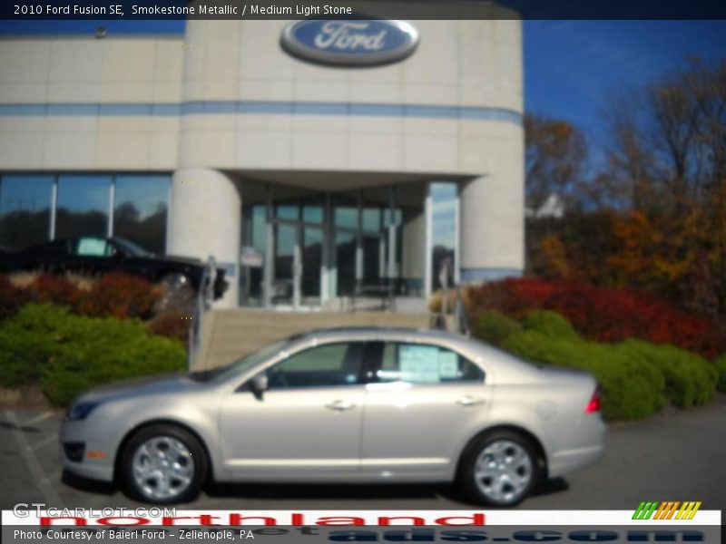 Smokestone Metallic / Medium Light Stone 2010 Ford Fusion SE