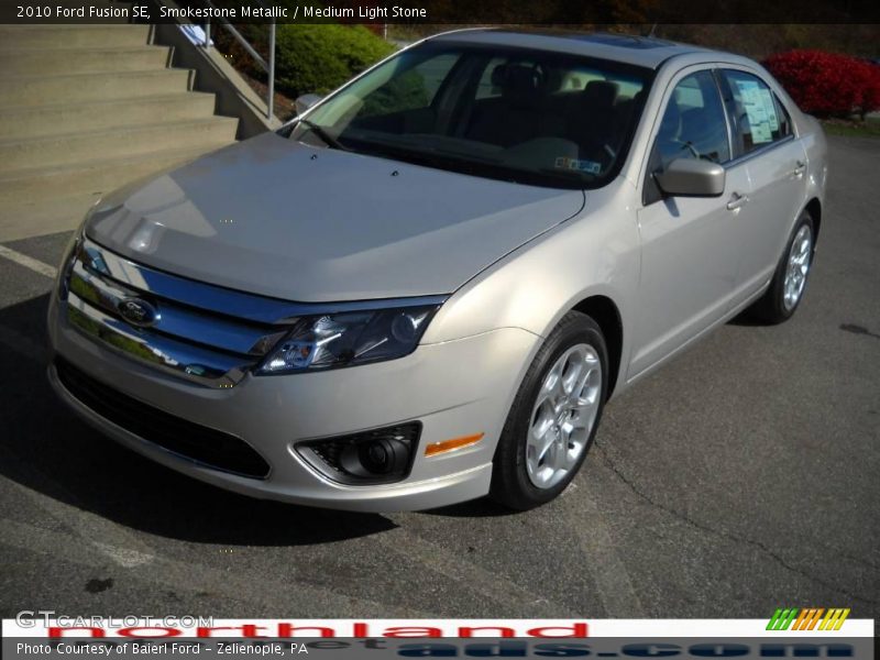 Smokestone Metallic / Medium Light Stone 2010 Ford Fusion SE