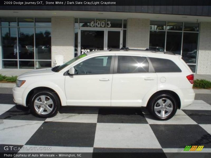 Stone White / Dark Slate Gray/Light Graystone 2009 Dodge Journey SXT