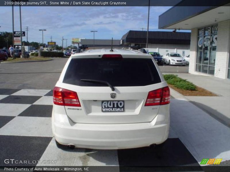 Stone White / Dark Slate Gray/Light Graystone 2009 Dodge Journey SXT