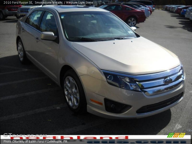 Smokestone Metallic / Medium Light Stone 2010 Ford Fusion SE