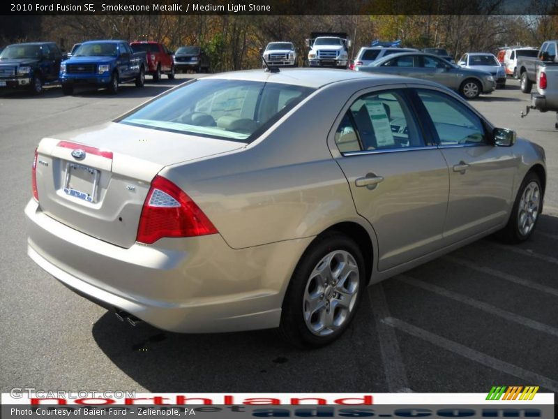 Smokestone Metallic / Medium Light Stone 2010 Ford Fusion SE