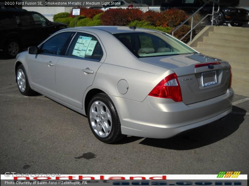Smokestone Metallic / Medium Light Stone 2010 Ford Fusion SE