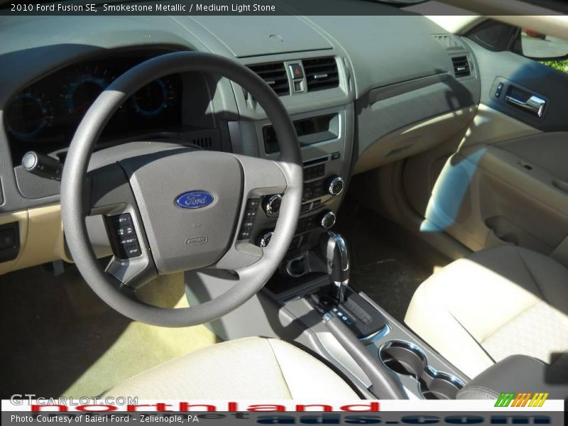 Smokestone Metallic / Medium Light Stone 2010 Ford Fusion SE
