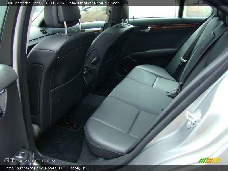Palladium Silver Metallic / Black 2008 Mercedes-Benz C 300 Luxury