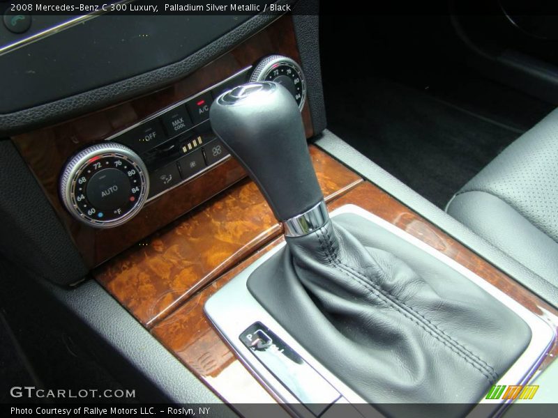 Palladium Silver Metallic / Black 2008 Mercedes-Benz C 300 Luxury