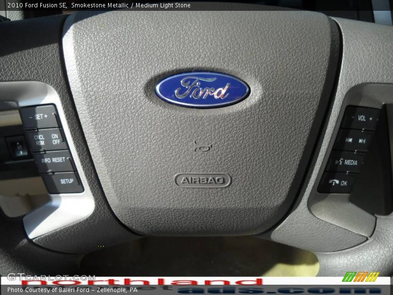 Smokestone Metallic / Medium Light Stone 2010 Ford Fusion SE