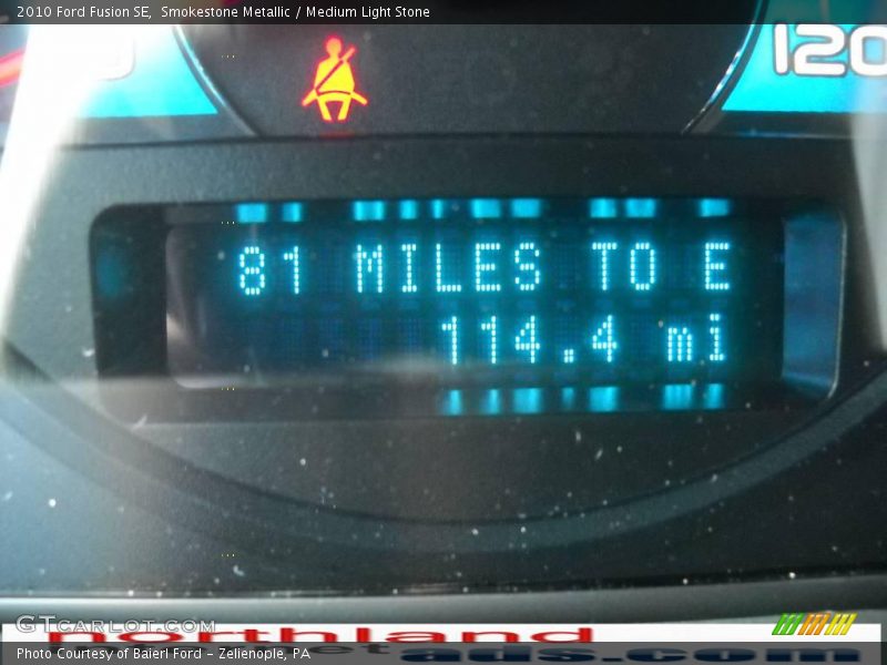 Smokestone Metallic / Medium Light Stone 2010 Ford Fusion SE