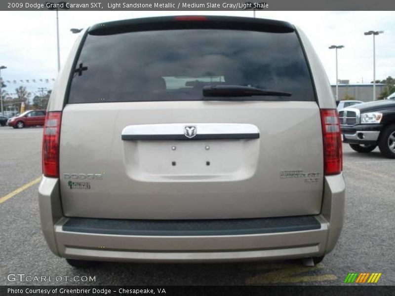 Light Sandstone Metallic / Medium Slate Gray/Light Shale 2009 Dodge Grand Caravan SXT