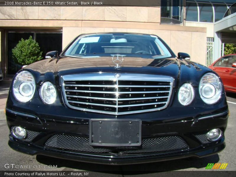 Black / Black 2008 Mercedes-Benz E 350 4Matic Sedan