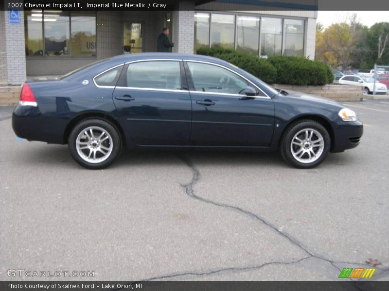 Imperial Blue Metallic / Gray 2007 Chevrolet Impala LT