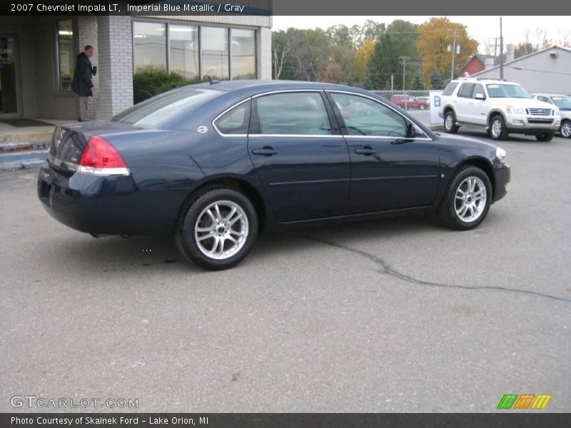 Imperial Blue Metallic / Gray 2007 Chevrolet Impala LT