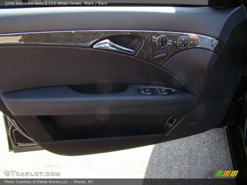 Black / Black 2008 Mercedes-Benz E 350 4Matic Sedan