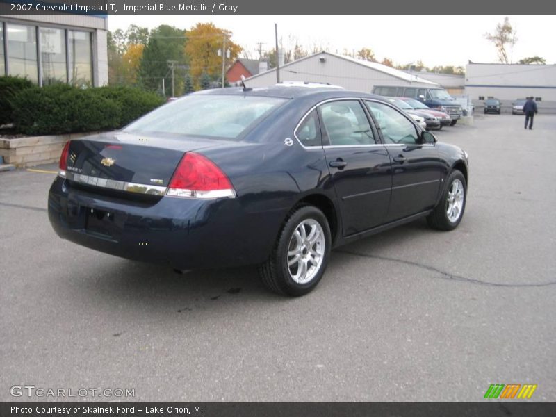 Imperial Blue Metallic / Gray 2007 Chevrolet Impala LT