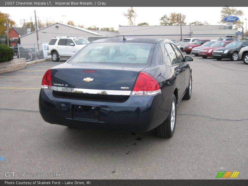 Imperial Blue Metallic / Gray 2007 Chevrolet Impala LT