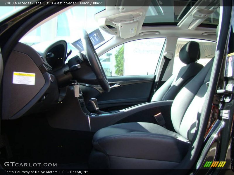 Black / Black 2008 Mercedes-Benz E 350 4Matic Sedan