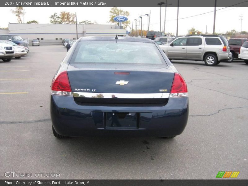 Imperial Blue Metallic / Gray 2007 Chevrolet Impala LT