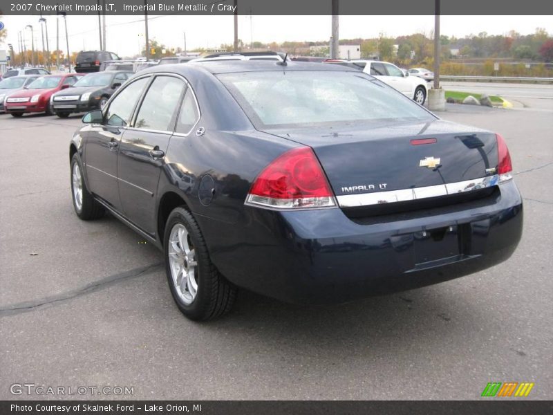 Imperial Blue Metallic / Gray 2007 Chevrolet Impala LT