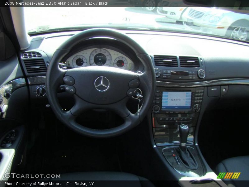 Black / Black 2008 Mercedes-Benz E 350 4Matic Sedan