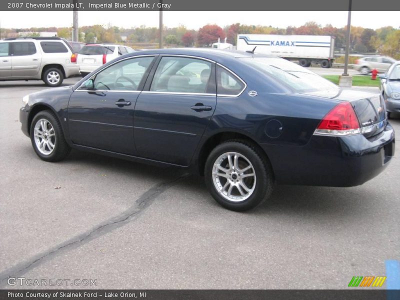 Imperial Blue Metallic / Gray 2007 Chevrolet Impala LT