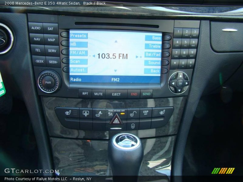 Black / Black 2008 Mercedes-Benz E 350 4Matic Sedan